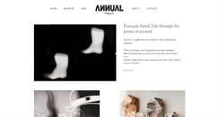 Desktop Screenshot of annualartmagazine.com