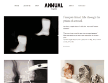 Tablet Screenshot of annualartmagazine.com